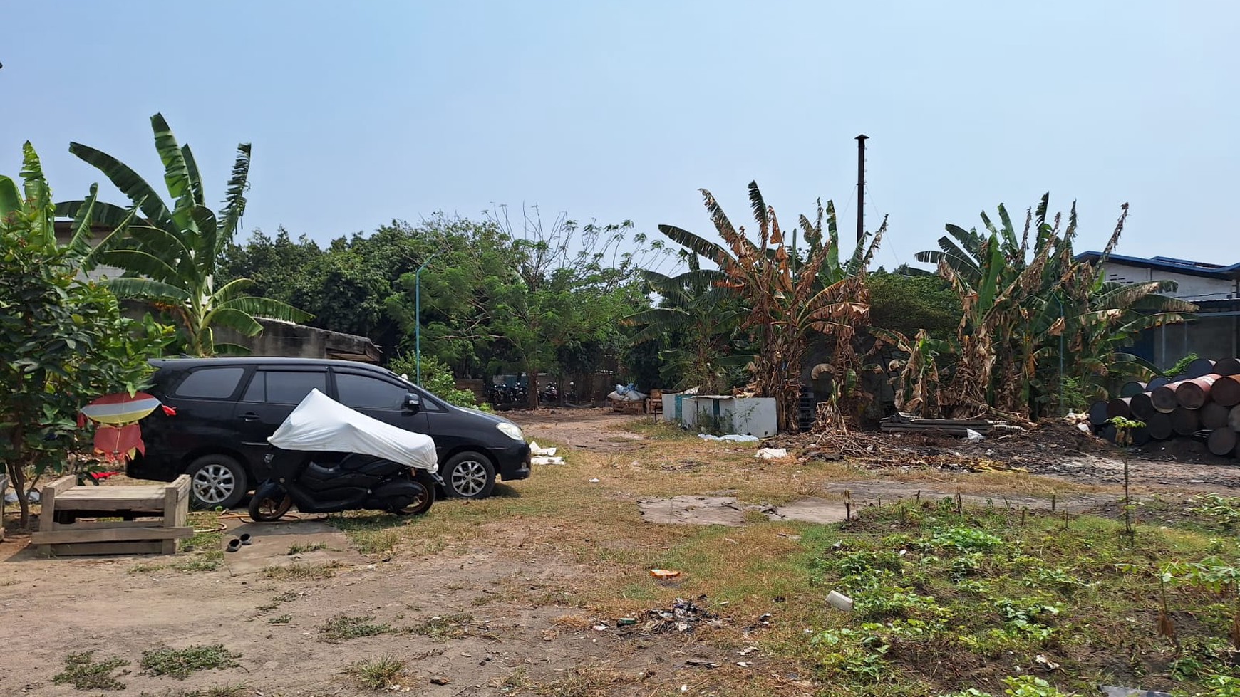 Kavling tanah siap bangun Pabrik dan Gudang di Komplek Herlambang Kamal