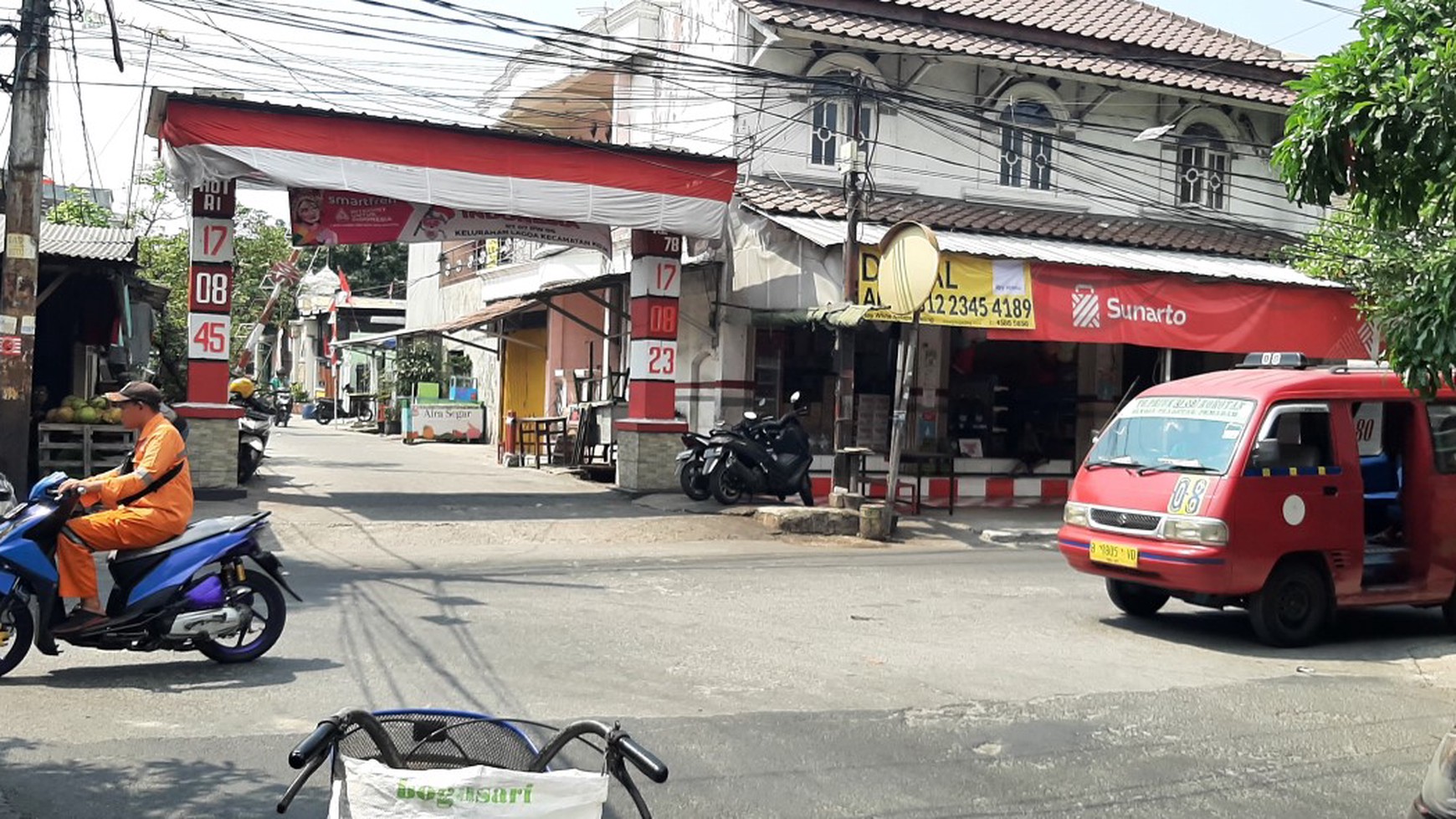 Toko ada Rumah, Kost2an 7 Pintu Jl Mindi, Koja Luas 10x22,8m2