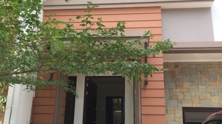 Rumah standar Nusa loka Park BSD city Halaman belakang luas