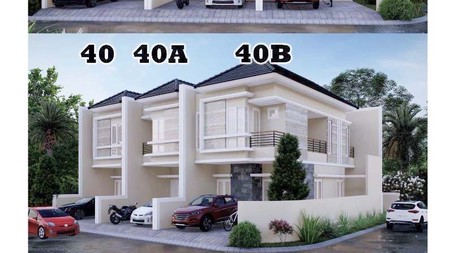 Rumah di Kutisari Indah Utara Surabaya Selatan, 2 Lantai, Minimalis, Baru Gress cuma ada 2 unit lho... !!!