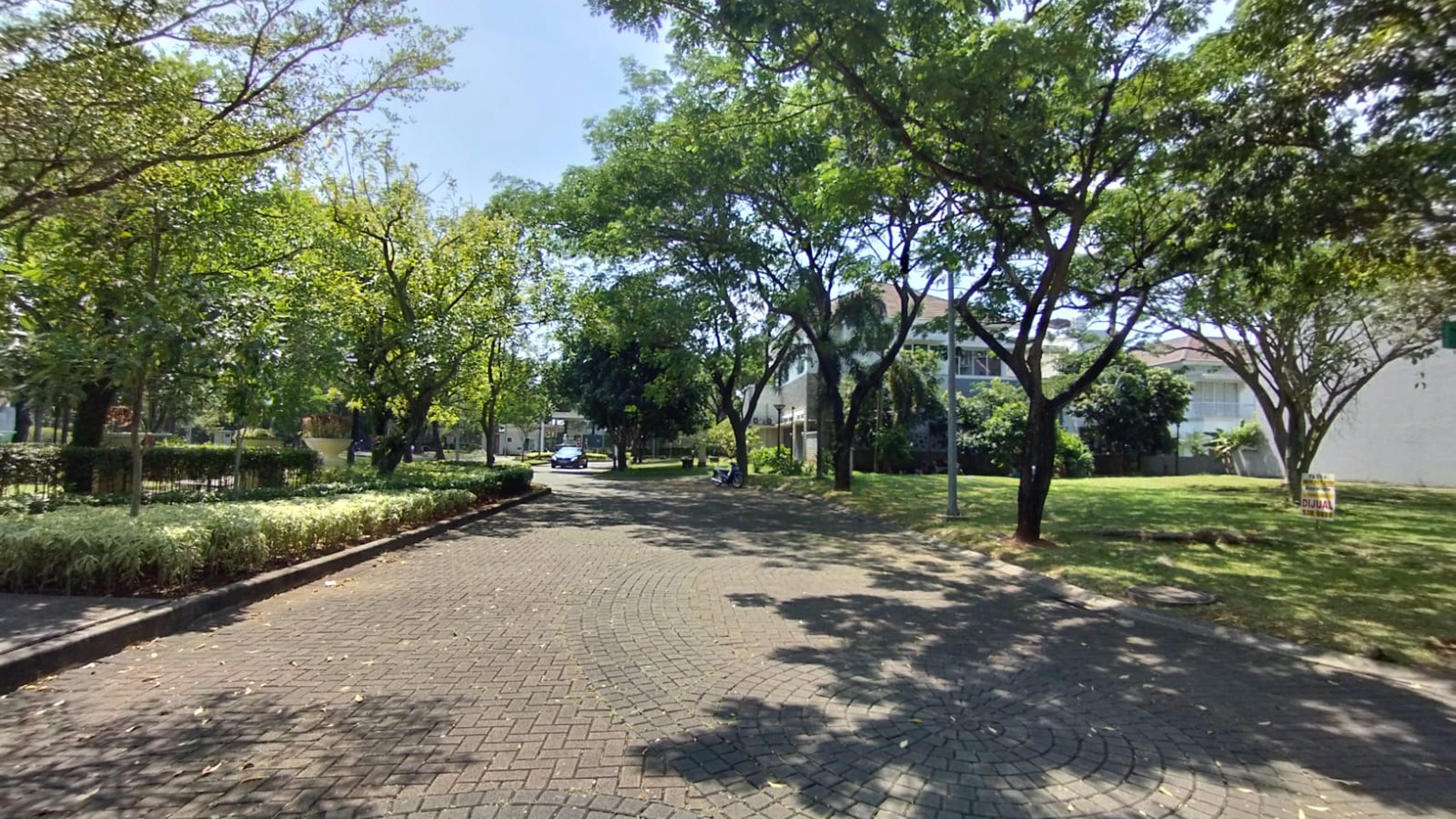 tanah kavling di perumahan de park cluster frangipani bsd city serpong tangerang banten jual cepat, bisa untuk invest