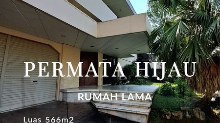 Rumah Lama Siap Huni Area Permata Hijau 