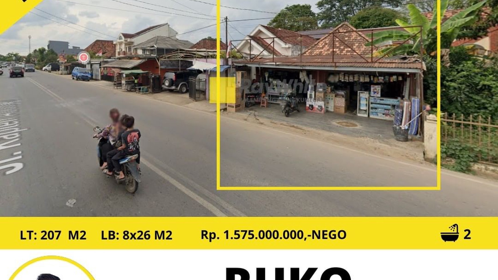 DIJUAL RUKO BANGUNAN 