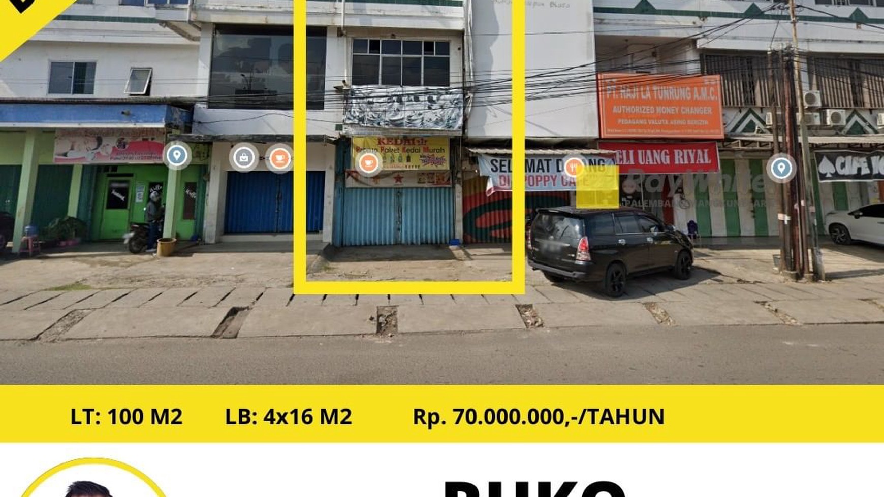 DI SEWAKAN RUKO 