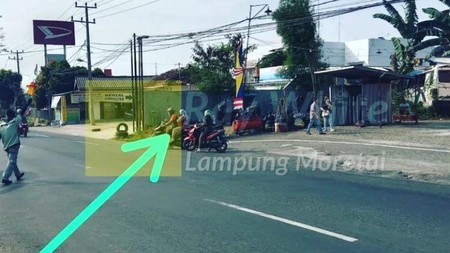 Tanah murah dijalan Raya Hajimena belakang Dealer Daihatzu Hajimena Natar Lampung