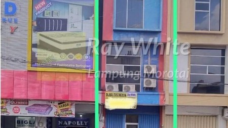 Ruko 3 lantai dijalan Gajah Mada Bandarlampung