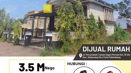 Dijual Rumah Mewah di Palembang