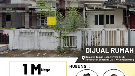 Dijual Rumah di Palembang