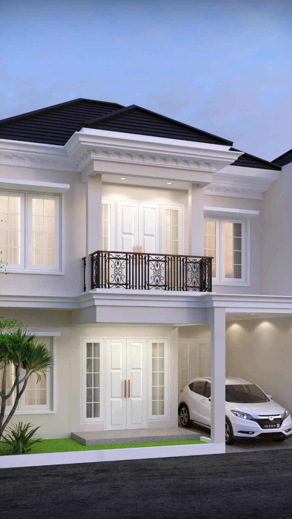 Rumah Brand New, 2 Lantai, dalam cluster di Jakarta Selatan.