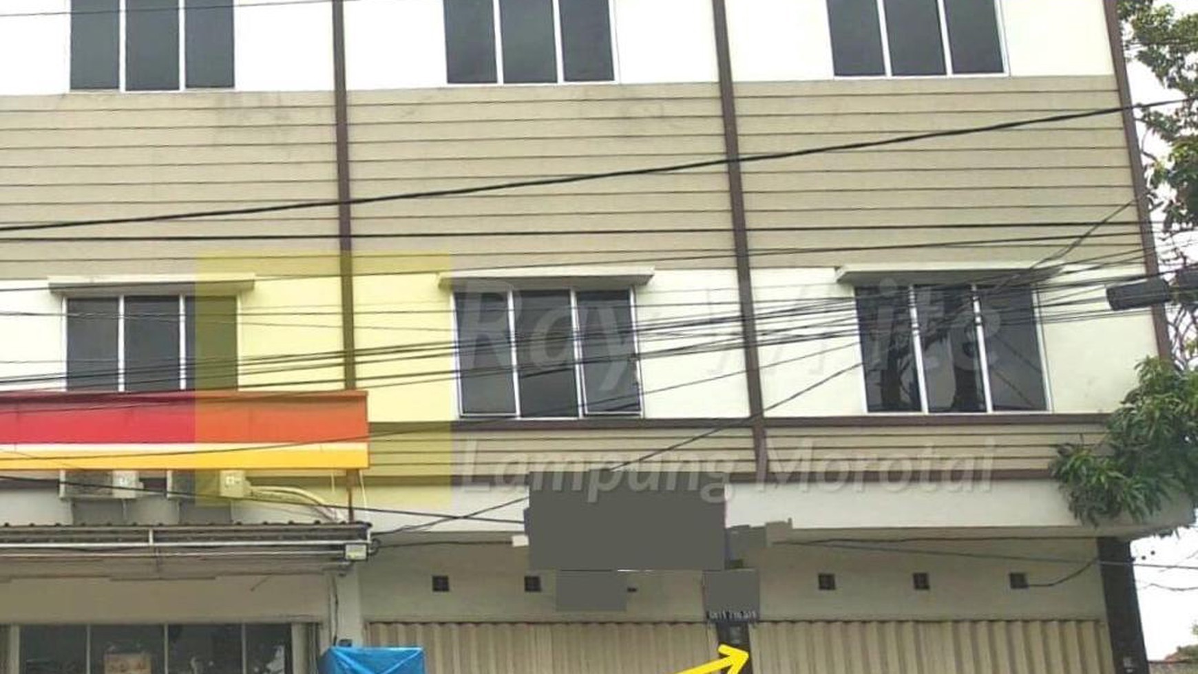 Ruko 3 Lantai Jln. Teuku Umar Kedaton Bandarlampung (CC)