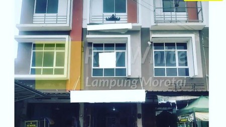 Ruko 3 lantai di Jln. Arif Rahman Hakim Wayhalim Bandarlampung