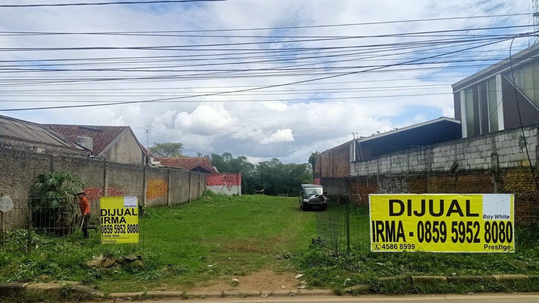 DIJUAL MURAH LOKASI BAGUS DEPAN JALAN RAYA, TANAH DI JL PARUNG BOGOR, JAWA BARAT