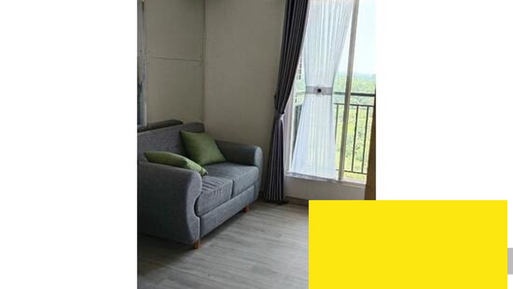 2 BR Unit Apartemen di Podomoro Golf View Tower Balsa lantai 19