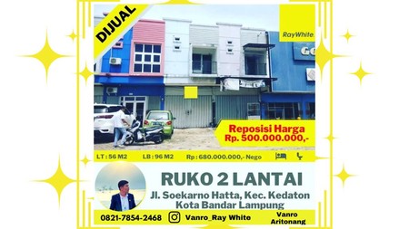 Ruko Super Murah di Jalan Lintas By Pass Bandar Lampung