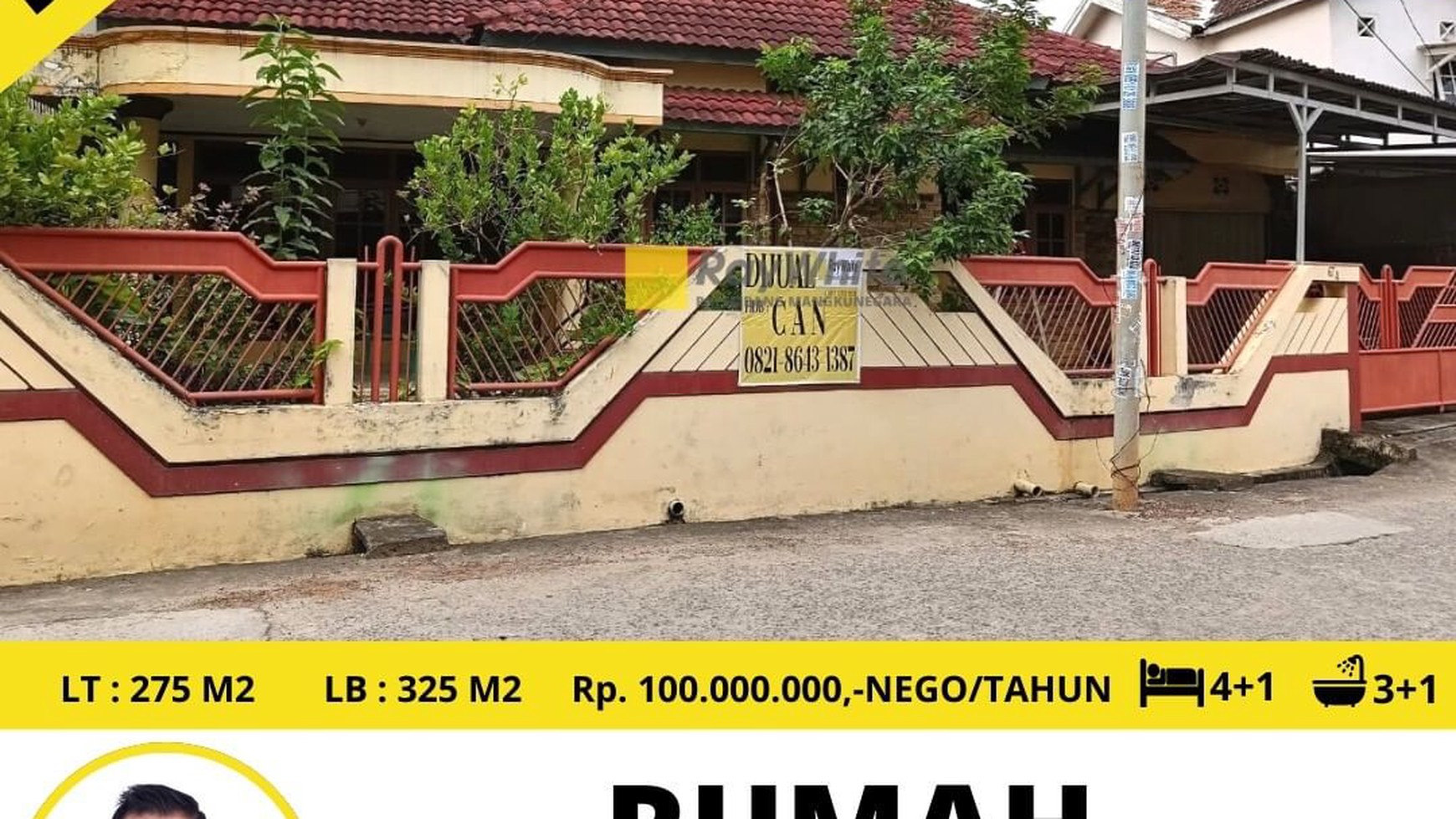 DISEWAKAN Rumah 