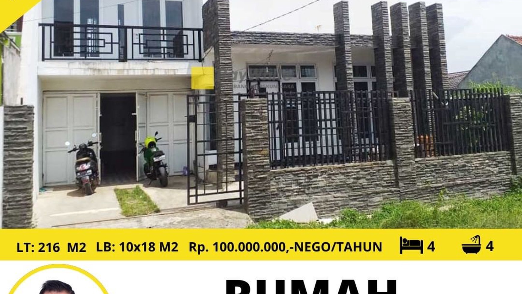 DISEWAKAN RUMAH 