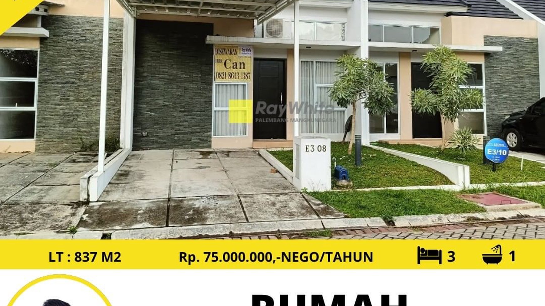 DISEWAKAN RUMAH Semi furnished 