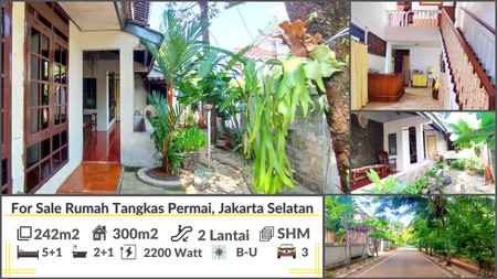 Rumah Hook di Petukangan Jakarta Selatan Luas 242m2 Harga 3M Nego