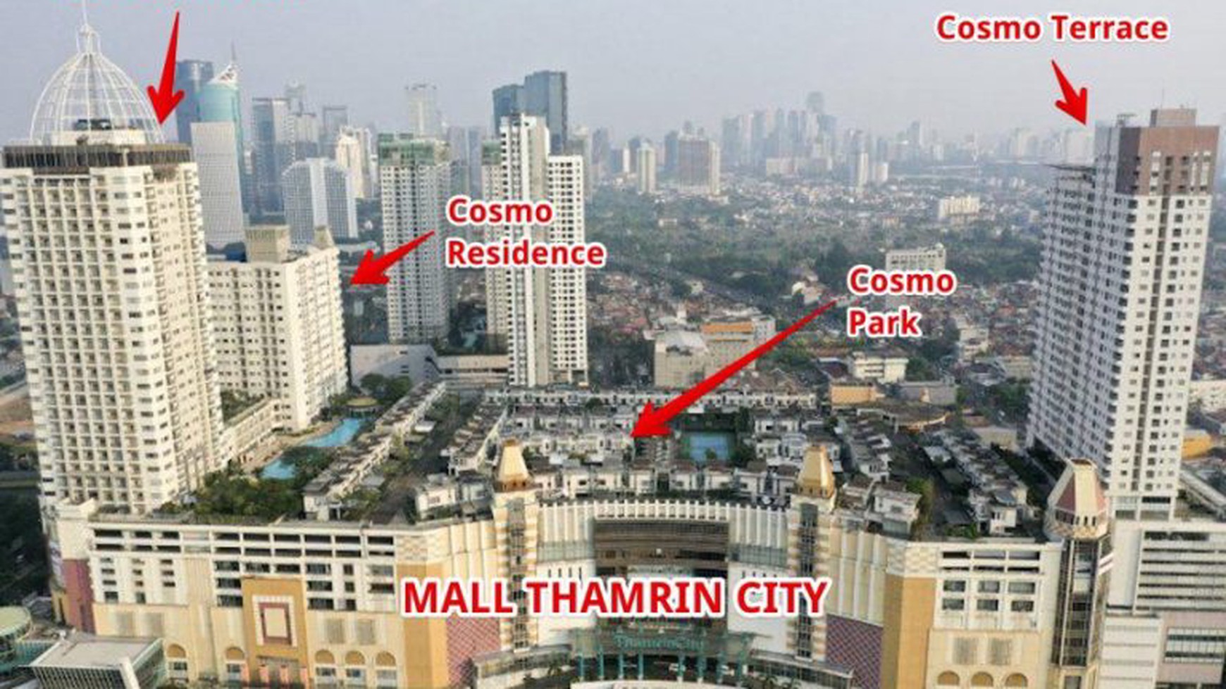 Dijual Apart Cosmo Residence, Tanah Abang Jakarta Pusat