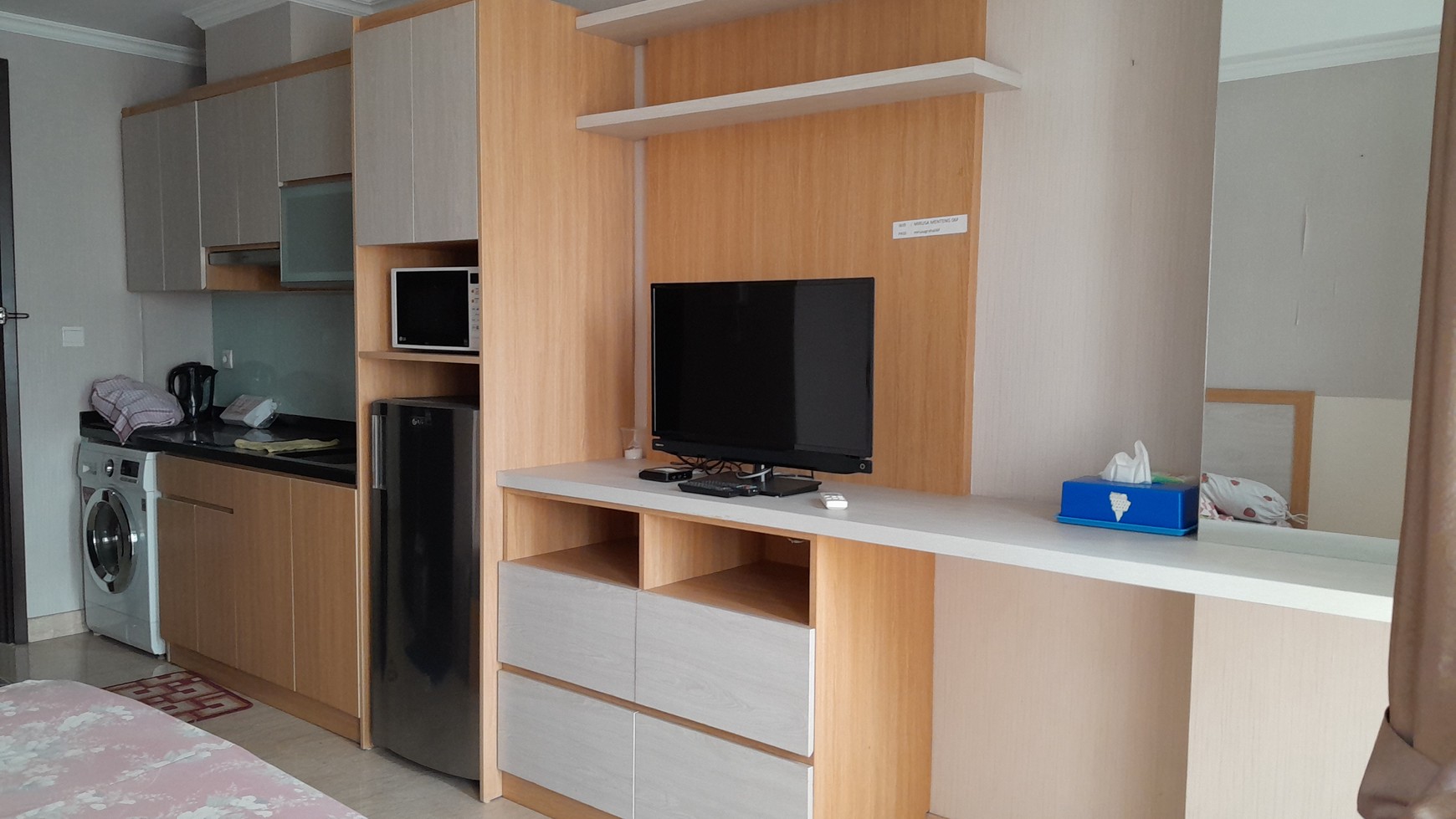 Apartemen Menteng Park Tower Diamond Tipe Studio Siap Huni (Nego sampai Deal)