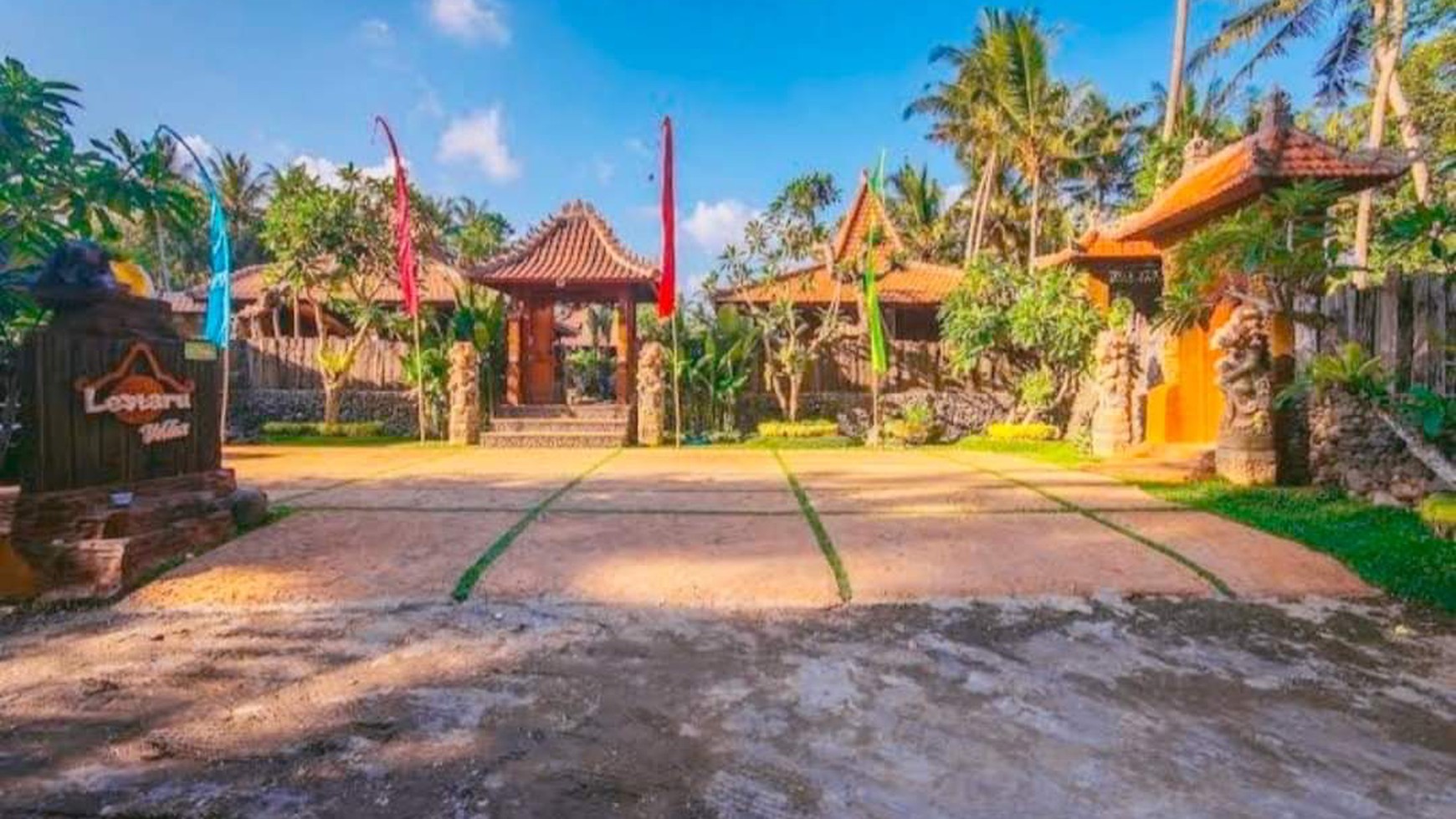 Beautiful 3 Bedroom Boutique Hotel  For Rent on 972sqm of Freehold Land 13 Minutes from Ubud Center