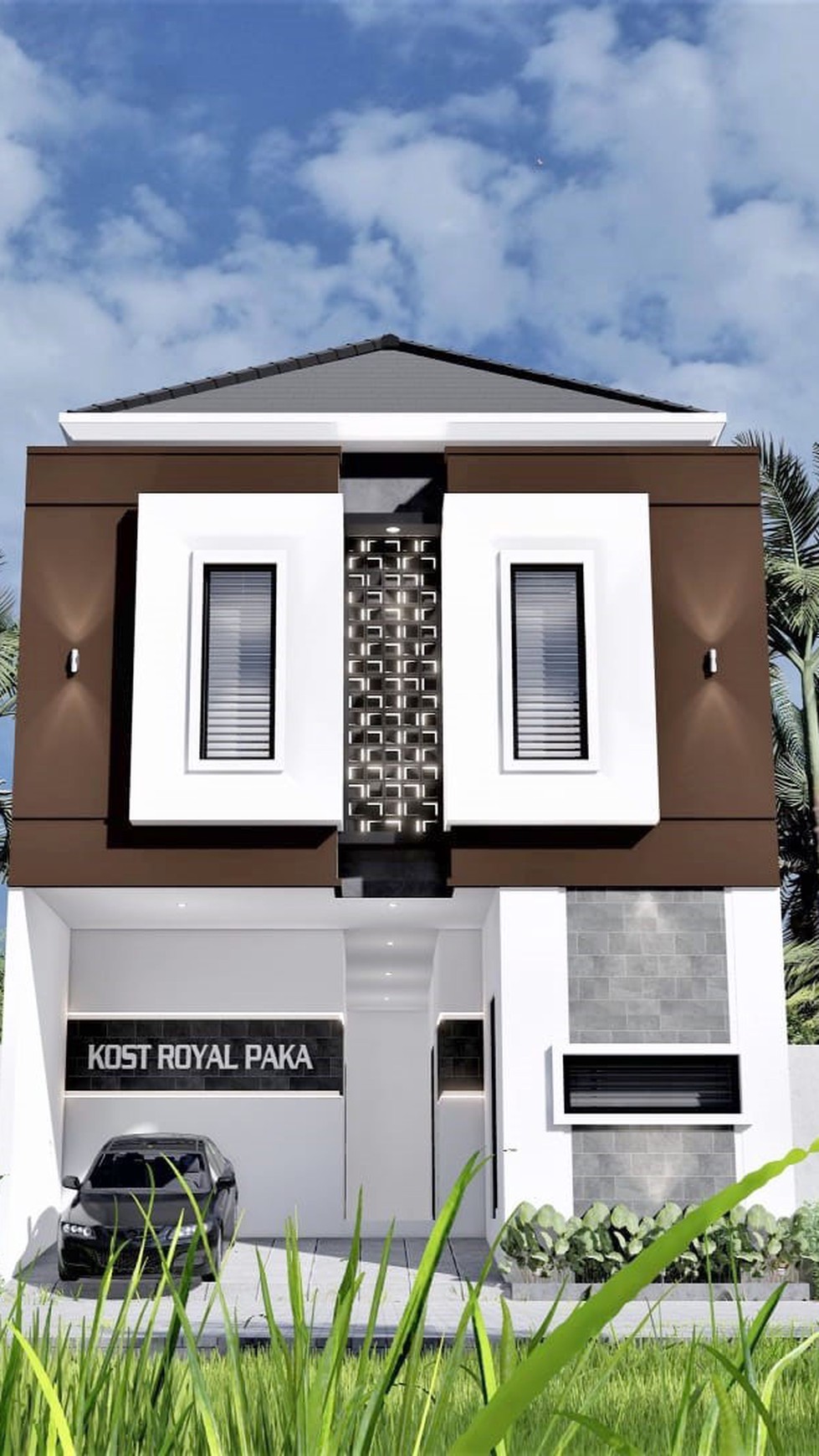 Rumah di Grand Royal Paka Residence Gunung Anyar Surabaya Timur, 2 Lantai, Rumah Kos dgn 12 Kamar Tidur (K.Mandi dalam), Baru Gress !!! - MG -