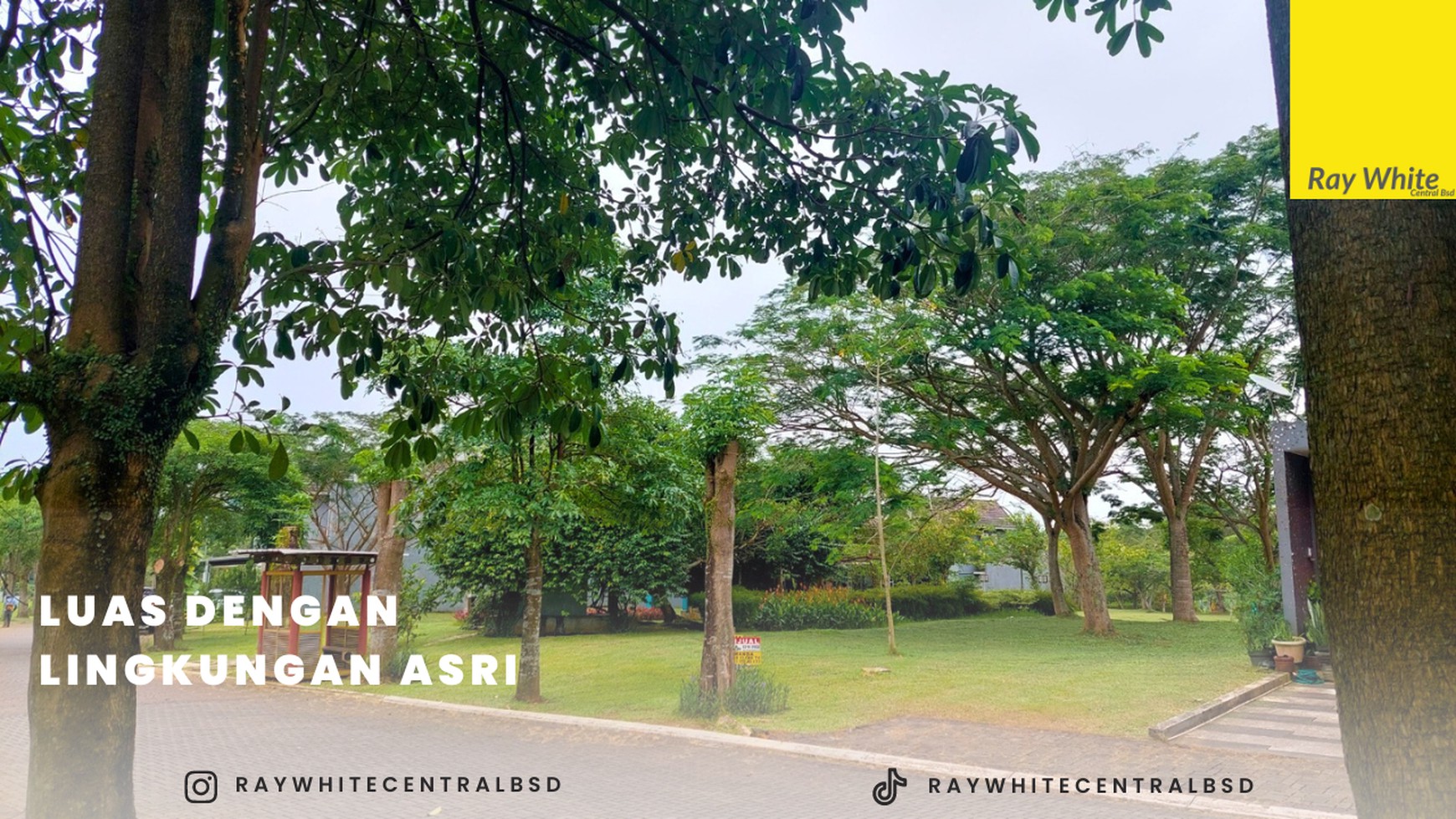 Dijual Kavling Inika Island BSD City, dekat taman dan club house.