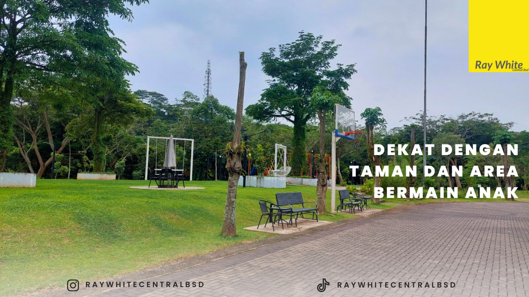 Dijual Kavling Inika Island BSD City, dekat taman dan club house.