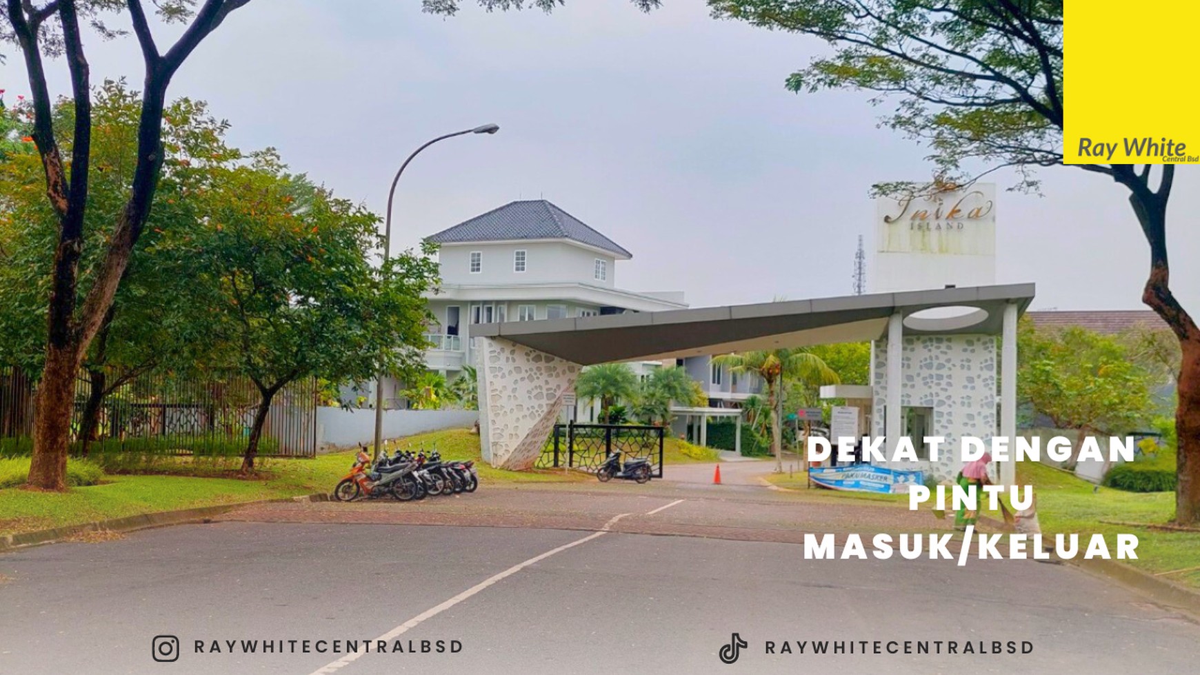 Dijual Kavling Inika Island BSD City, dekat taman dan club house.