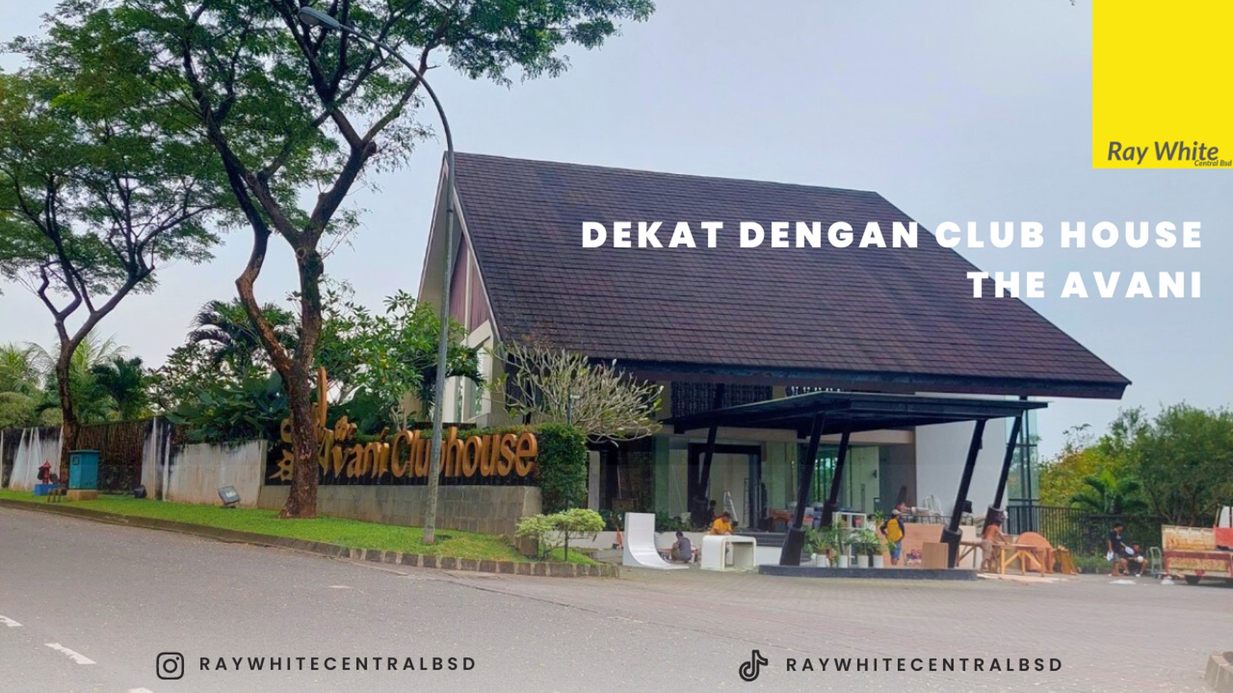 Dijual Kavling Inika Island BSD City, dekat taman dan club house.