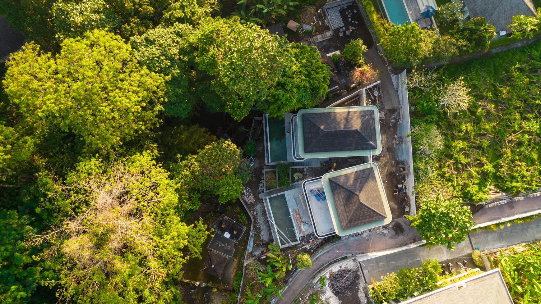 For Sale Leasehold - New modern villa with jungle / river views in a hidden area of Canggu