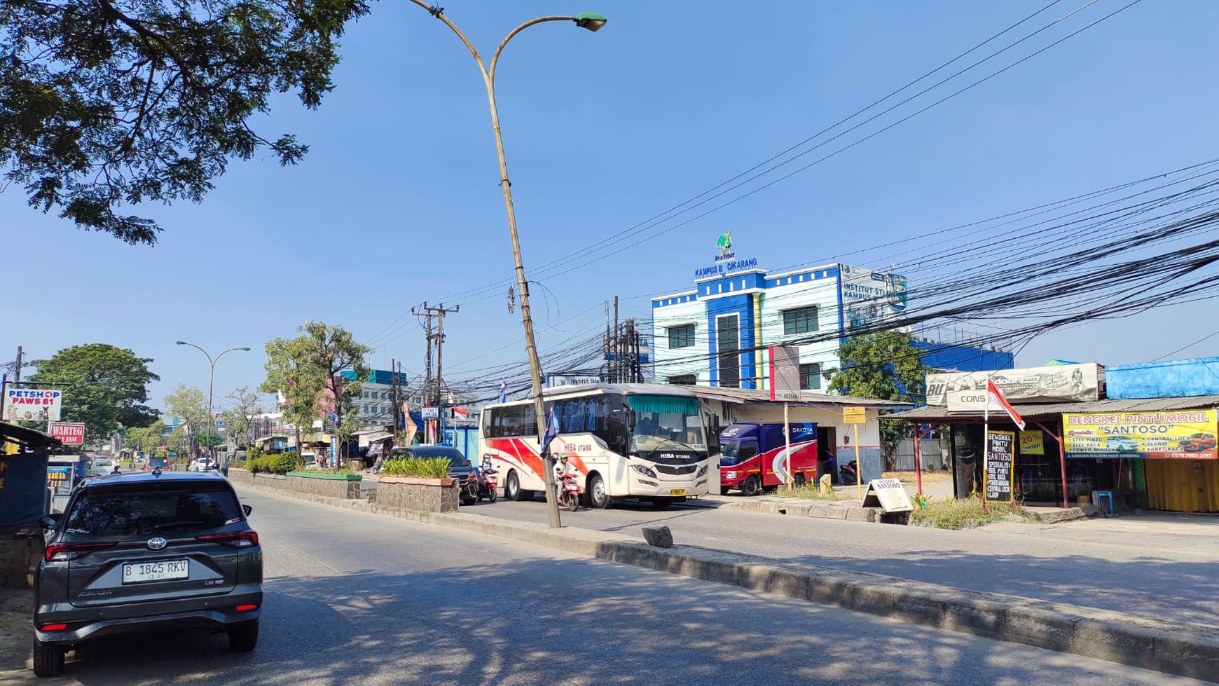 Kaveling Tanah Industri komersil Jalan Utama Provinsi Cikarang Bekasi 