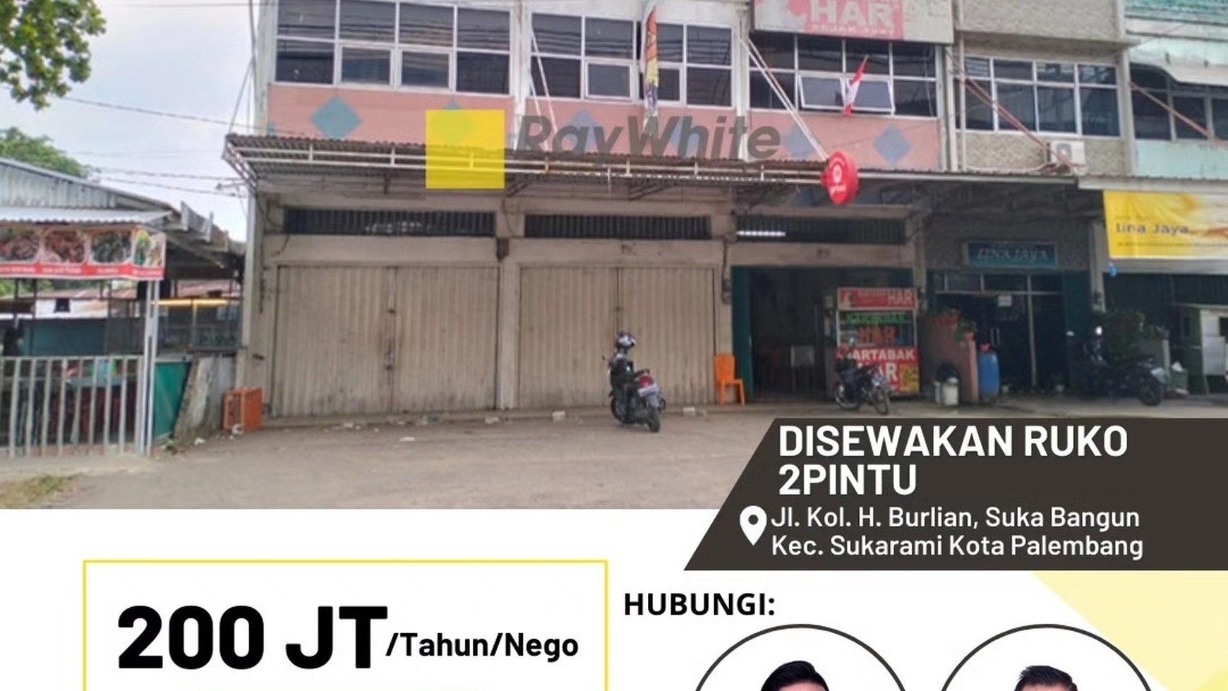 DISEWAKAN RUKO PUSAT KOTA PALEMBANG