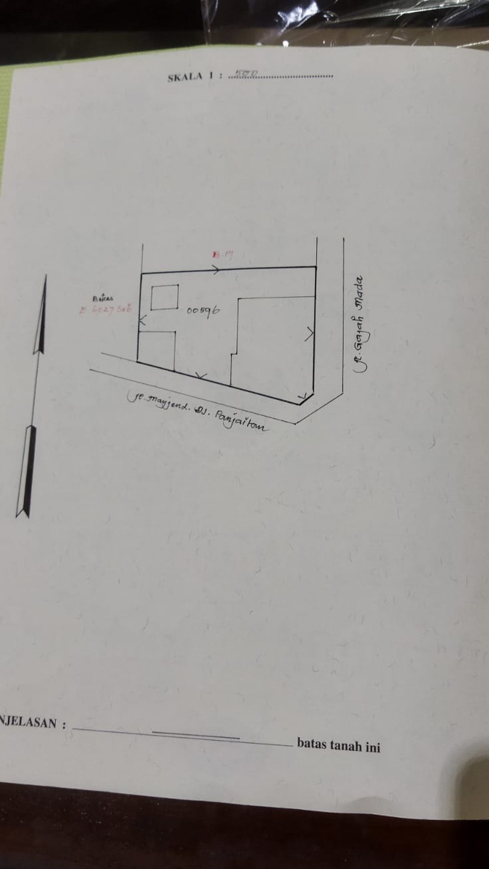 1436. Dijual Tanah Jl Gajah Mada, Semarang