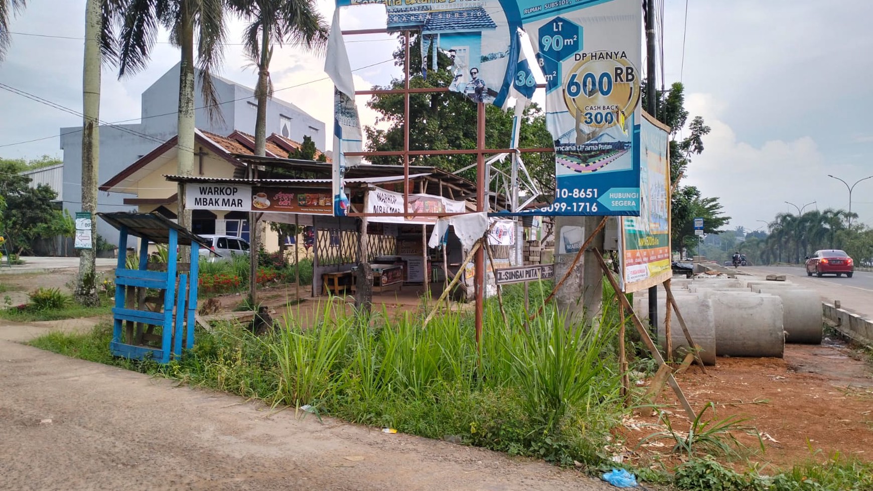 Tanah dijual di Jl Sungai Putat 