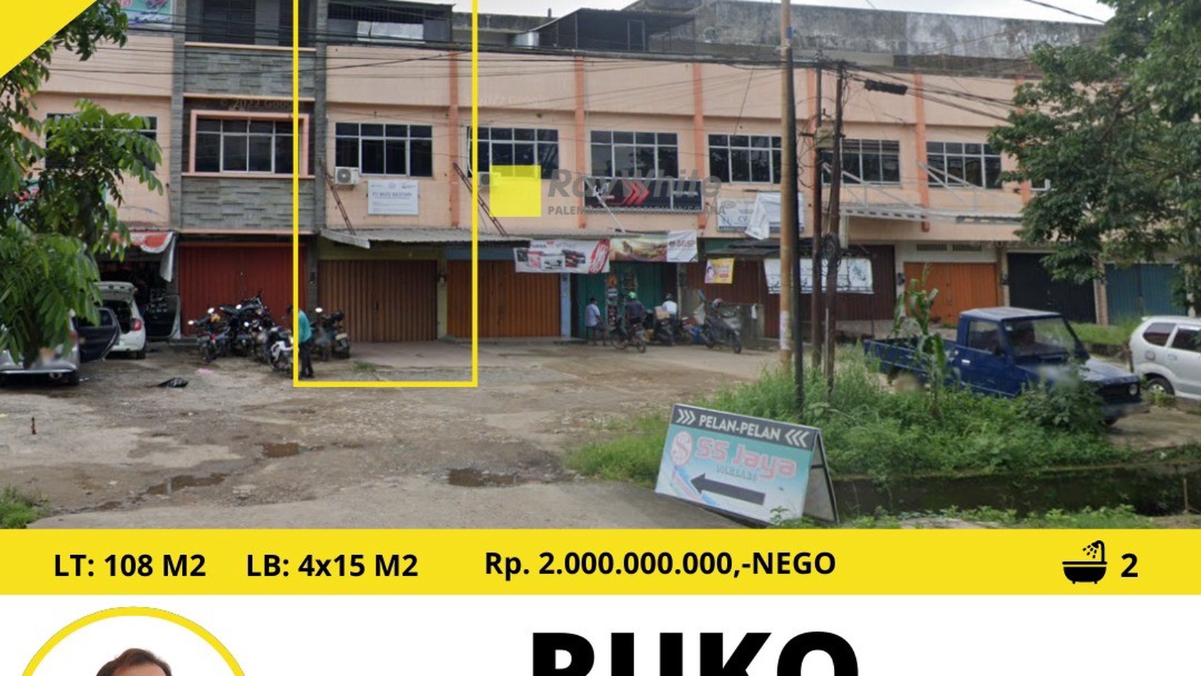 Dijual Ruko di Palembang