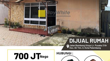 Dijual Rumah strategis di Palembang