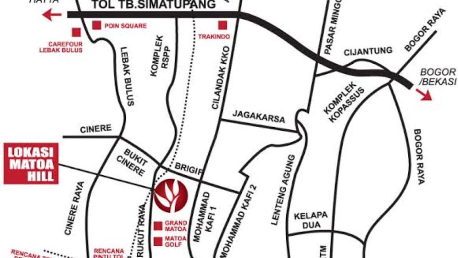 Townhouse cantik di cluster exclusive dekat dengan toll