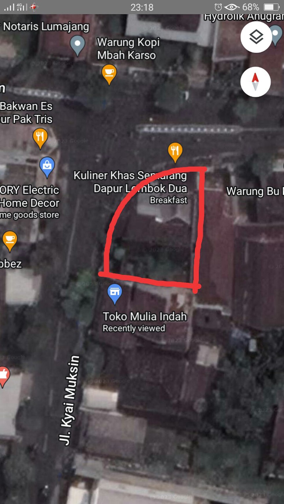 1473. Rumah itung tanah Lumajang