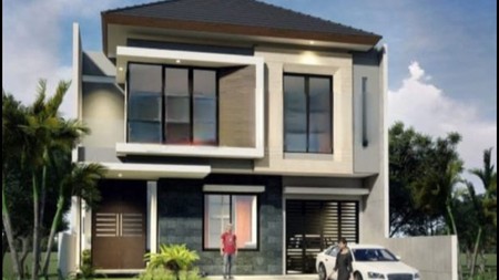 Dijual Rumah Baru Woodland Citraland Surabaya PREMIUM + GRANITE tile size 150 ÃƒÆ'- 75  Modern Mewah 2 Lantai