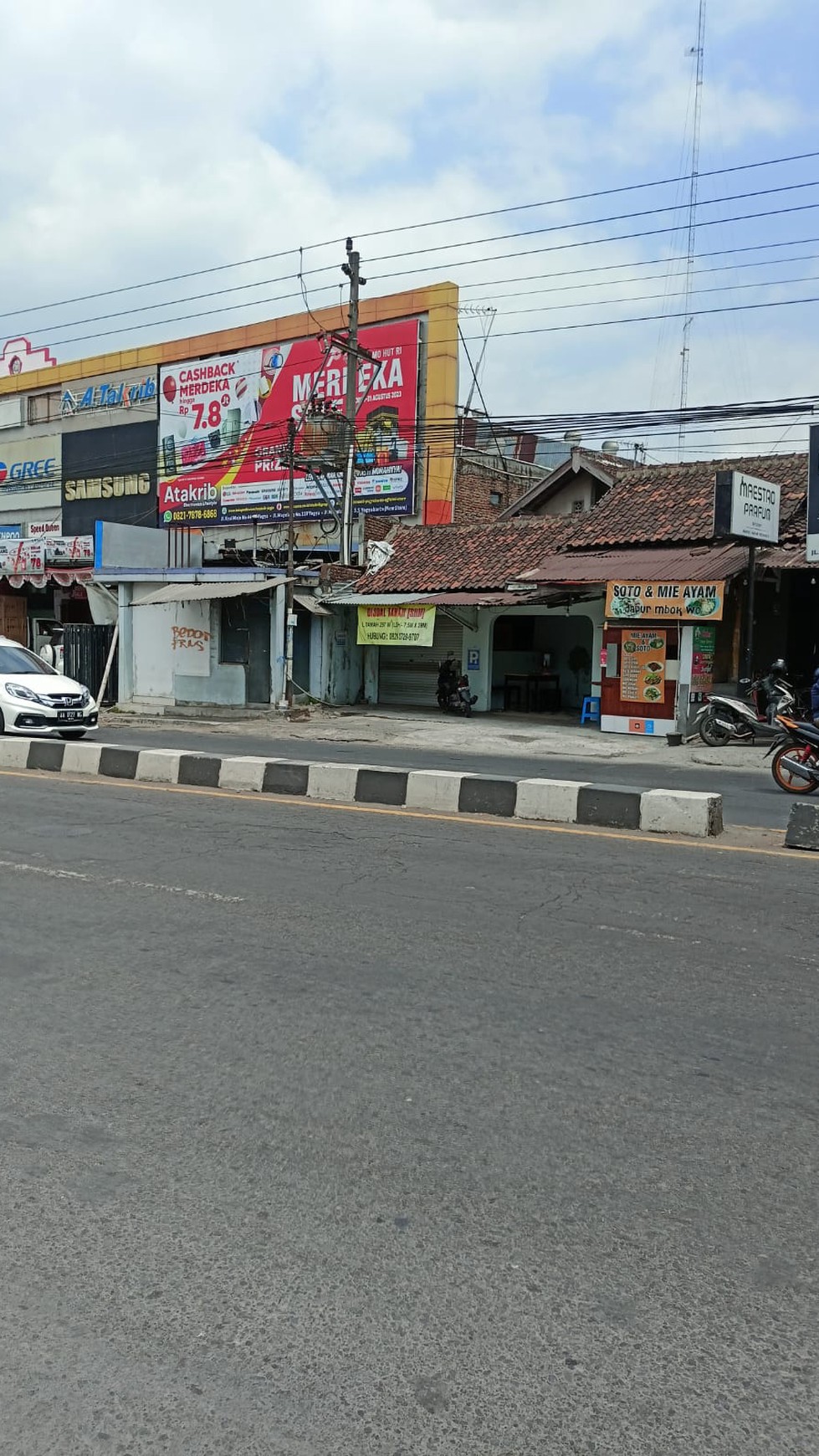 Tanah Bonus Ruang Usaha 5 Menit dari Jogja City Mall Jl Magelang