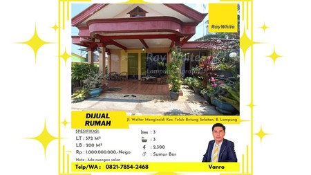 Rumah dan Salon di Teluk Betung 