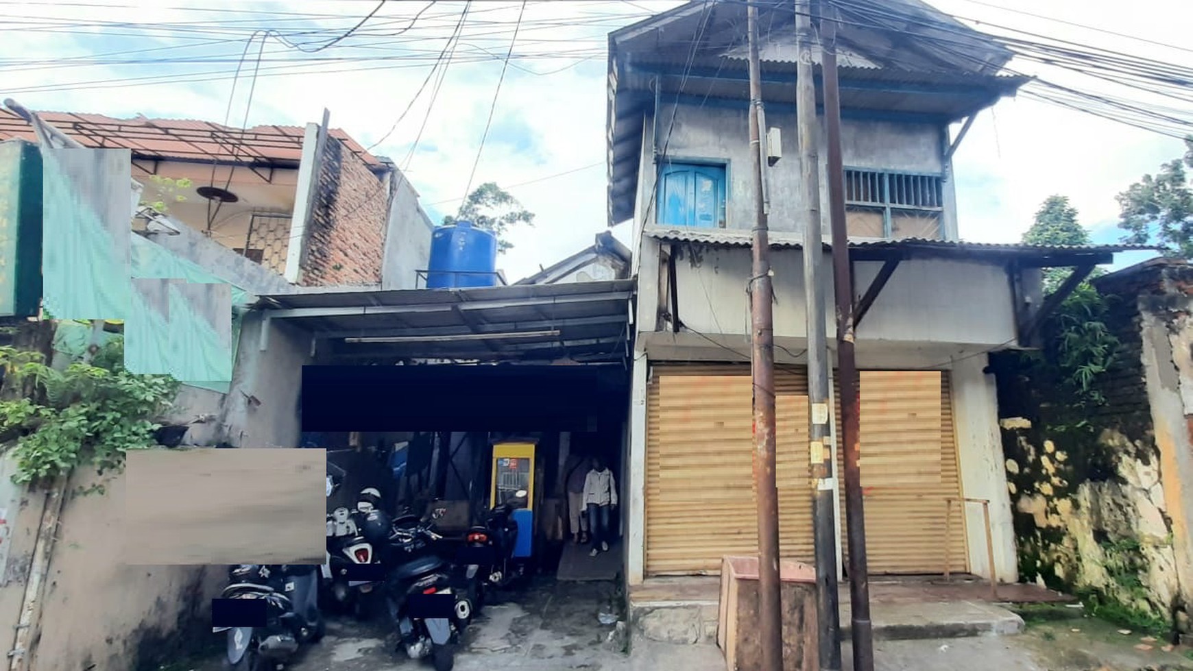 Rumah hitung tanah, untuk usaha di Muhi Pondok Pinang Jaksel.