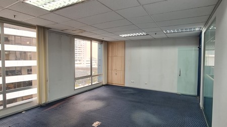 Disewakan office space, lantai 8, unfurnished, gedung mayapada 1,jakarta pusat