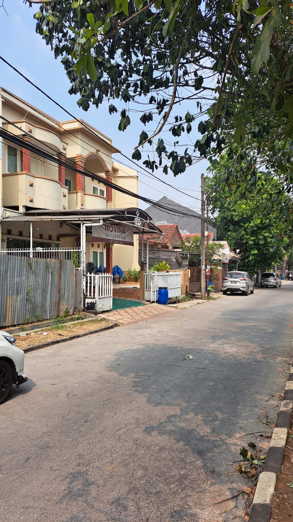 Dijual Kavling Siap Bangun di Villa Melati Mas Bsd dekat masjid jalan ramai 2 jalur akses tol bandara