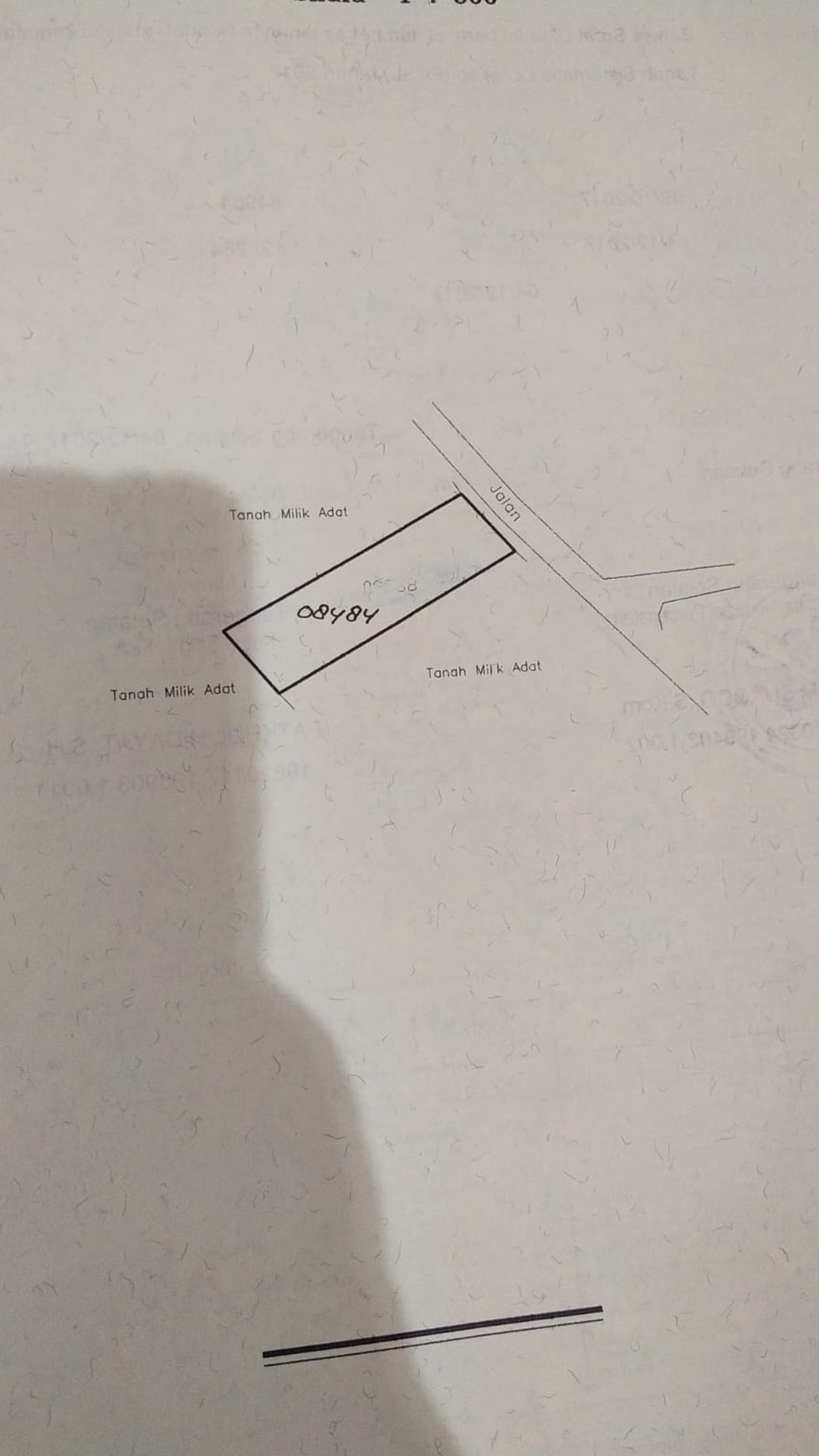 Kavling Luas 166m2, harga murah dan nego, lokasi strategis pinggir jalan