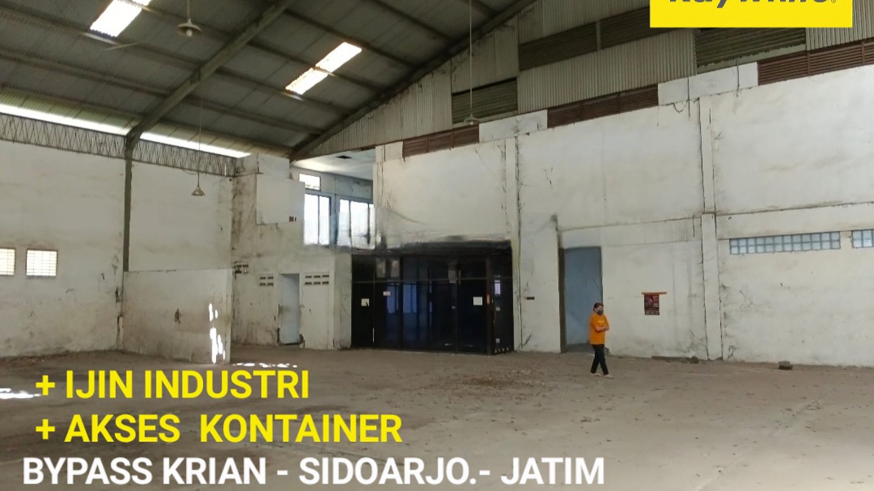 Dijual Gudang Satria Eco Park Bypass Krian Sidoarjo + KANTOR + Akses Kontainer plus Izin Industri 