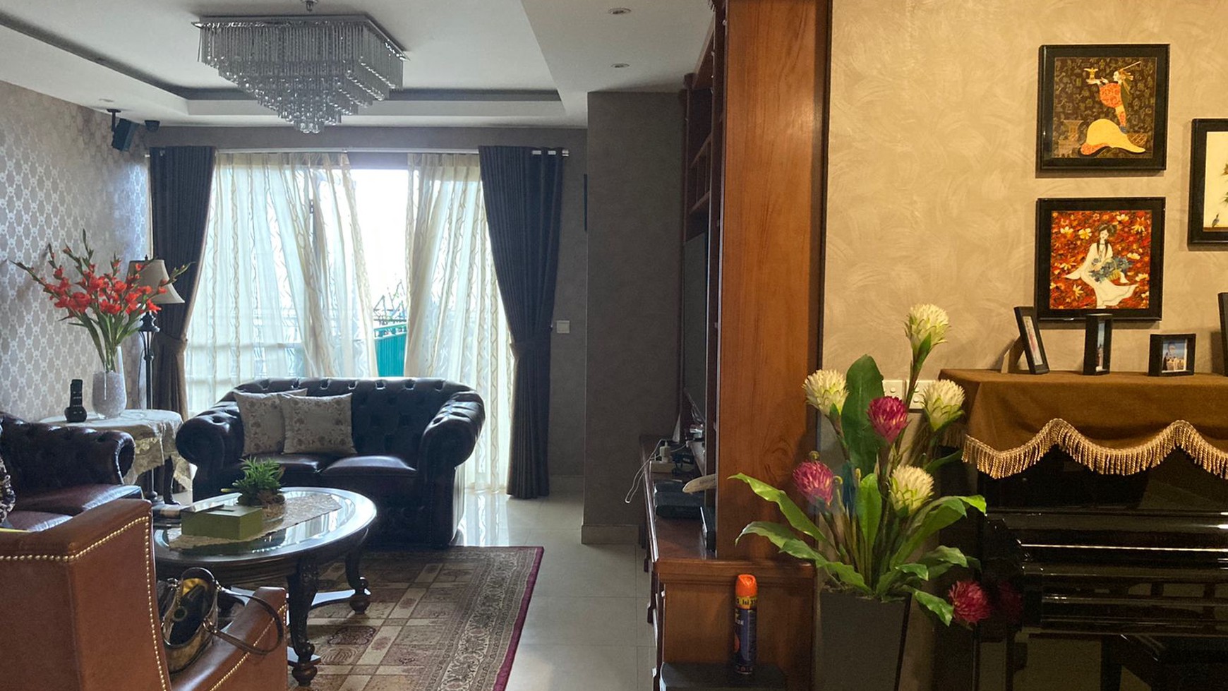 Dijual 3 Kamar Tidur Apartemen Sahid Sudirman di lantai 33