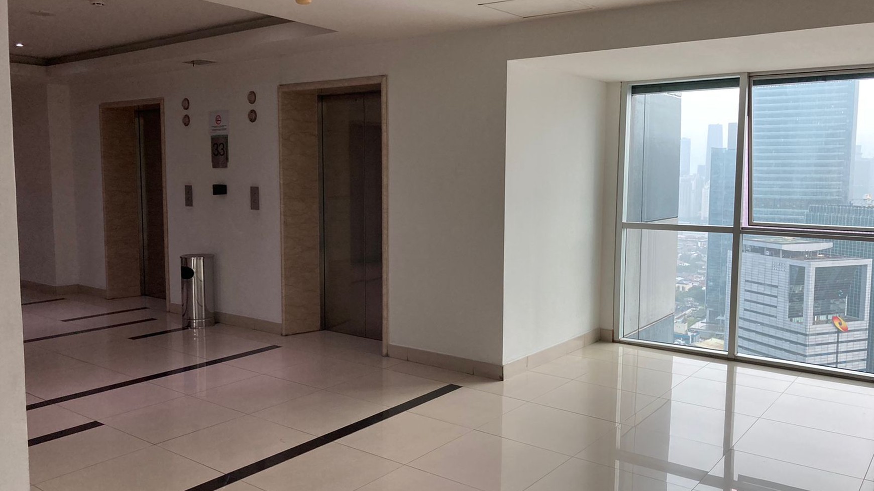 Dijual 3 Kamar Tidur Apartemen Sahid Sudirman di lantai 33