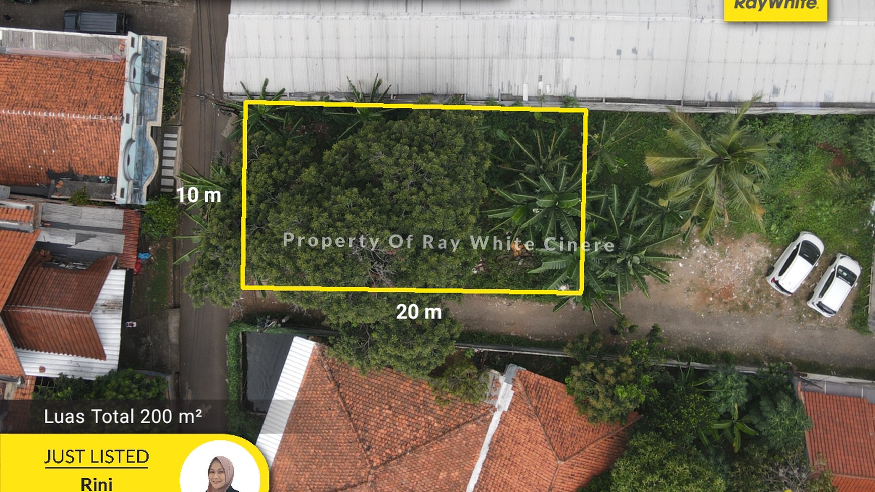 Jagakarsa, Jalan Nila Luas 200 m&#xb2; dekat herman susilo